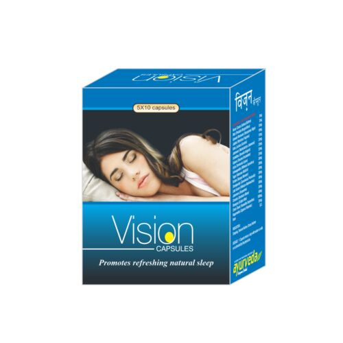 VISION CAPSULE – 5X10Cap – Sleeping, Tension Reliever